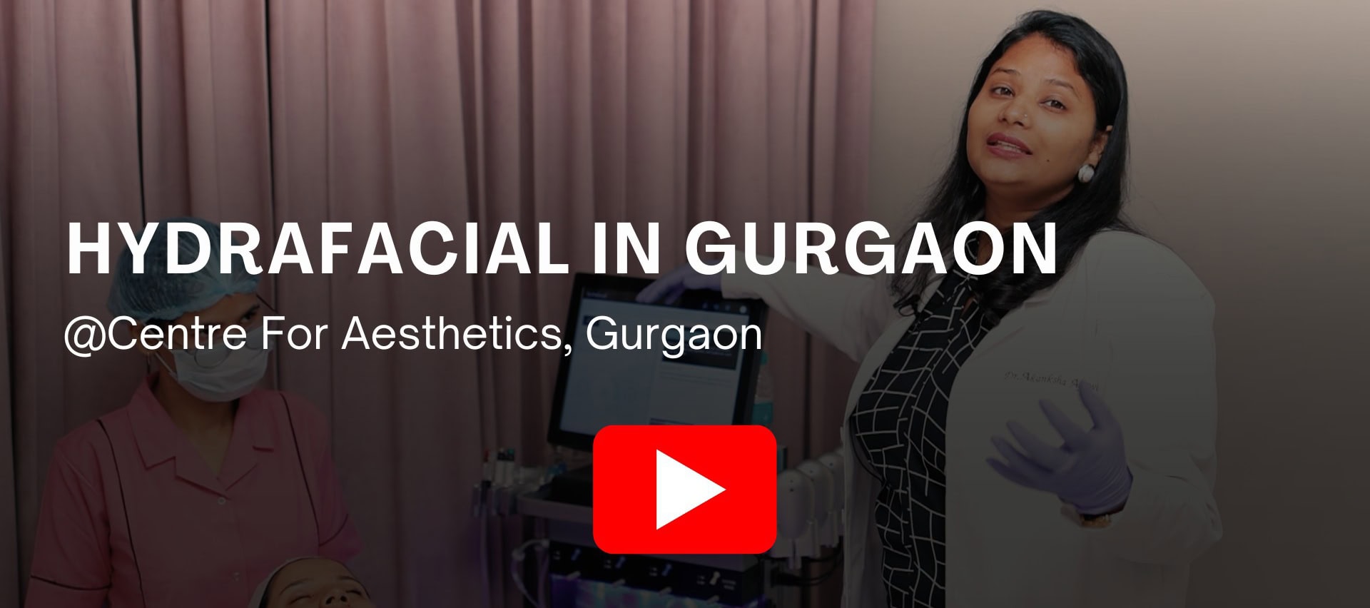 Centre for Aesthetics Gurgaon first-anniversary banner — we’re turning 1