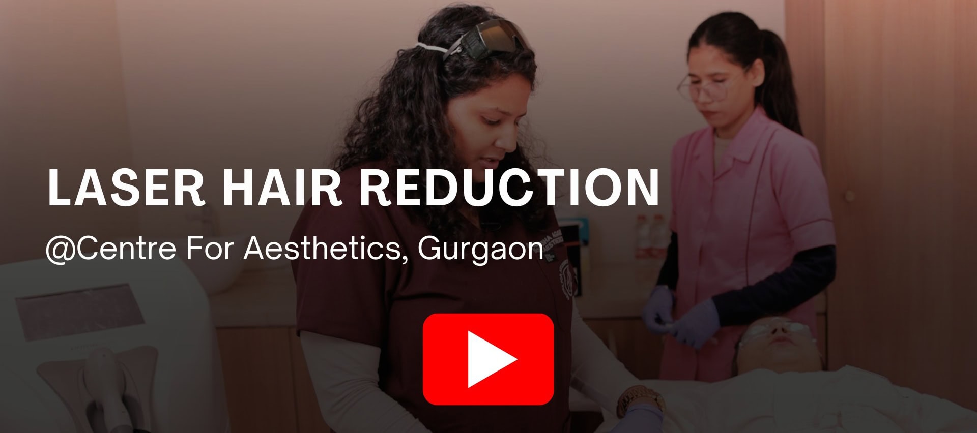 Centre for Aesthetics Gurgaon first-anniversary banner — we’re turning 1